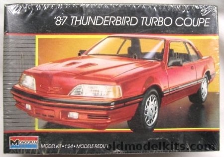 Monogram 1/24 1987 Ford Thunderbird Turbo Coupe, 2735 plastic model kit